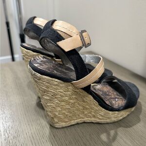 BCBG wedge sandals size 8.5M